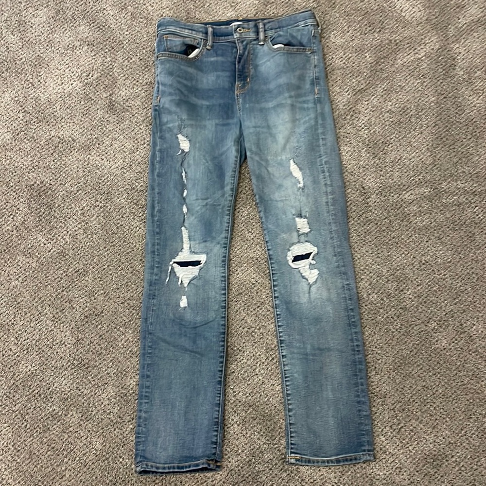 Mens skinny small ripped jeans from Old Navy